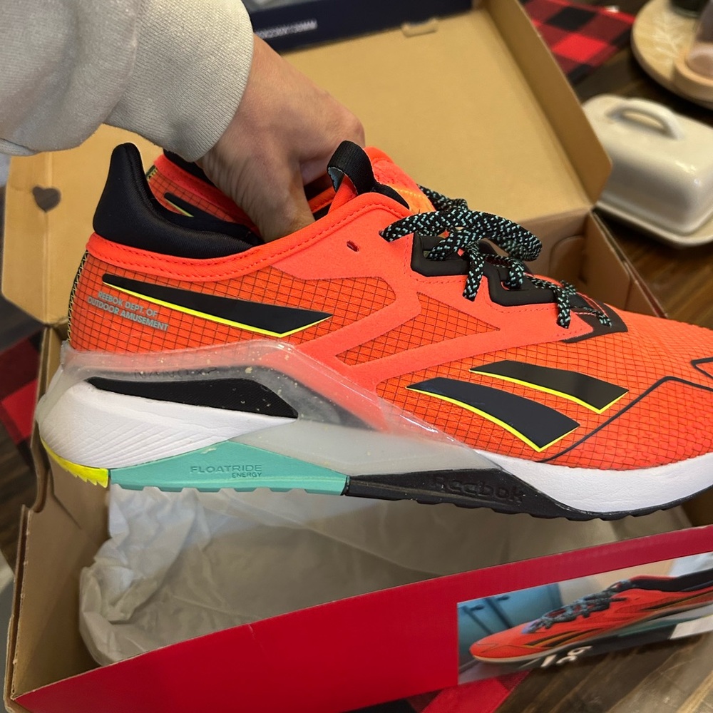 Reebok Nano X2 TR Adventure Black and Orange Shoes